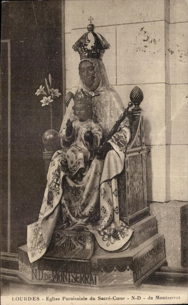 Lourdes - Pfarrkirche des Heiligen Herzens - N-D de Montserrat - Vorderseite