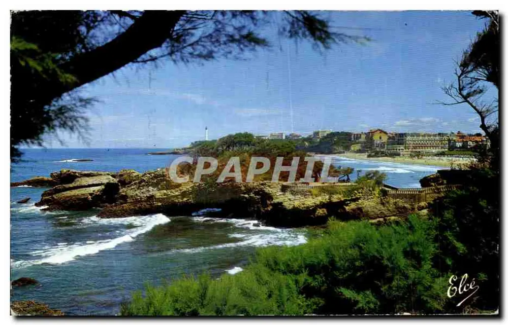 O Rocher du Basta — Biarritz — Editor Elcée, n° P 1019 - Frente