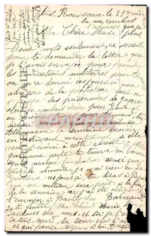 रेजे (लॉइ-इन्फेरियर) - ला लेवे — प्रकाशक वासेलिएट, नांतेस, संख्या 790 - पीछे