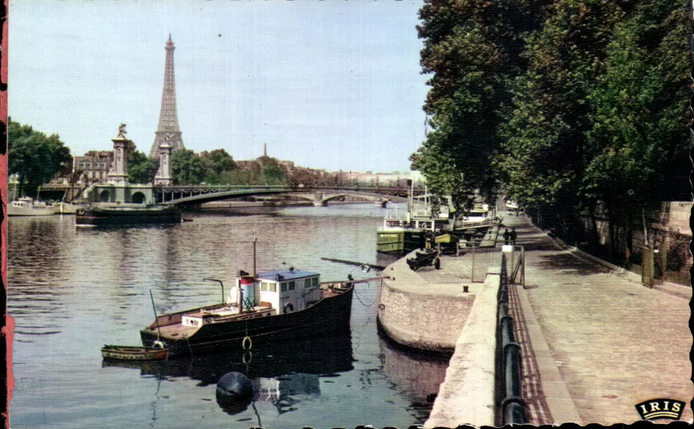 Paris - Die Quais der Seine in Richtung Pont Alexandre-III — Éditions Mexichrome - Vorderseite
