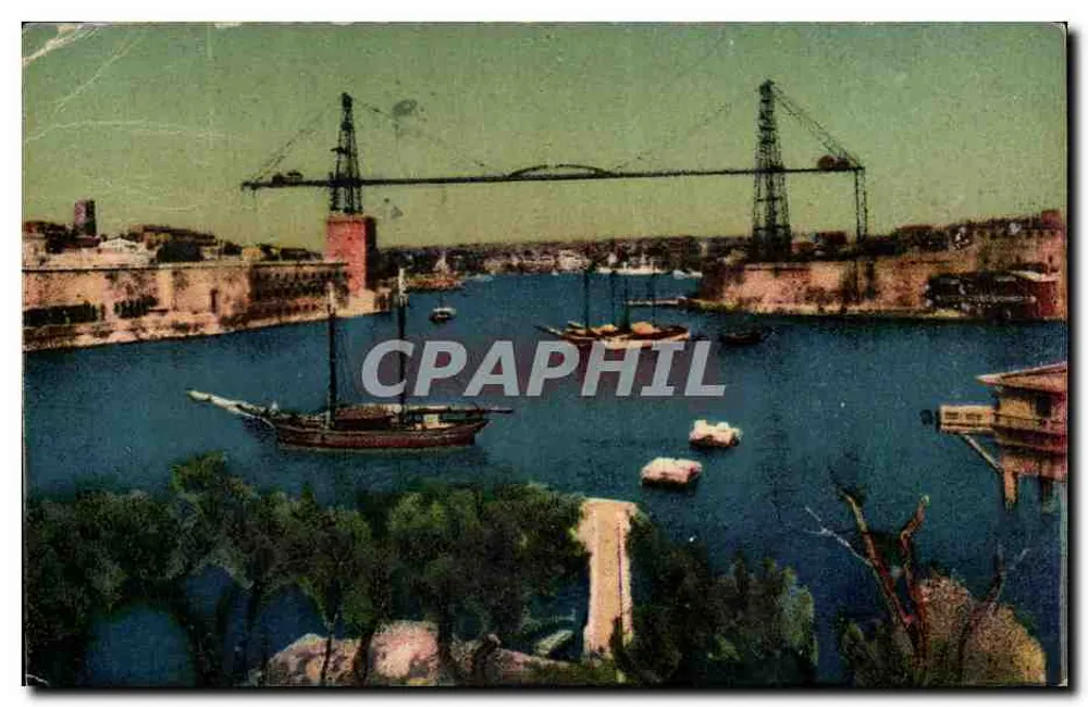 Der Transbordeur-Brücke — Marseille — A. TARDY, Foto-Verlag, 27 - Vorderseite