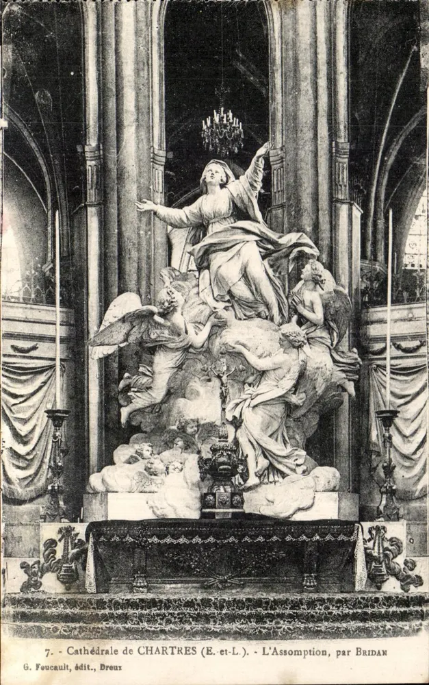 Catedral de Chartres (E-et-L.) - A Assunção, por Bridan - Frente