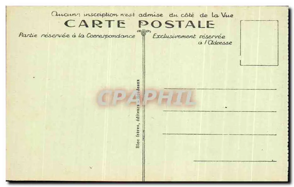 Cauterets - Der Gave - Ansicht von Cabaliros - B. R. - Rückseite