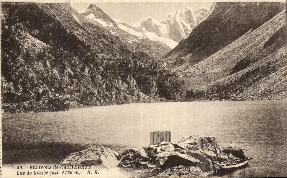 Lago di Gaube — Vicinanze di Cauterets — B. R. n°50 - Recto