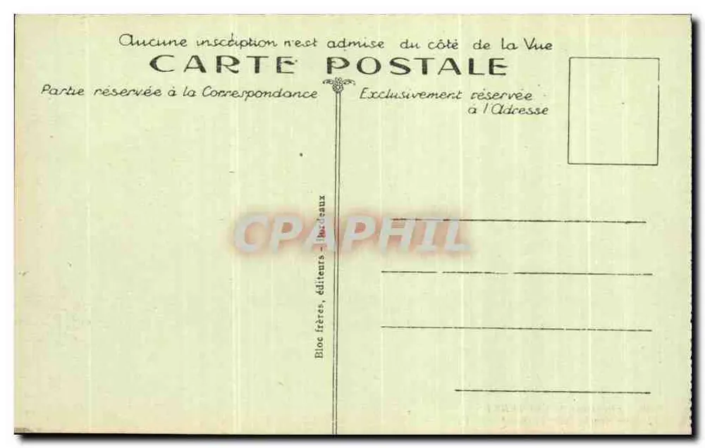Lago di Gaube — Vicinanze di Cauterets — B. R. n°50 - Verso
