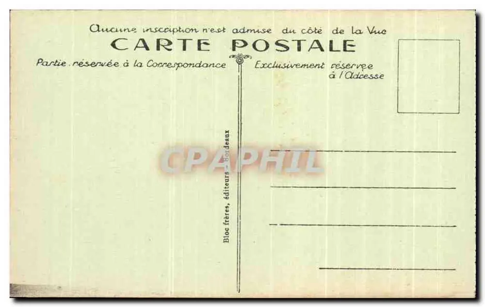Rodovia de Pierrefitte a Cauterets — O Ponte do Caminho de Ferro — B.R. — n°34 - Verso