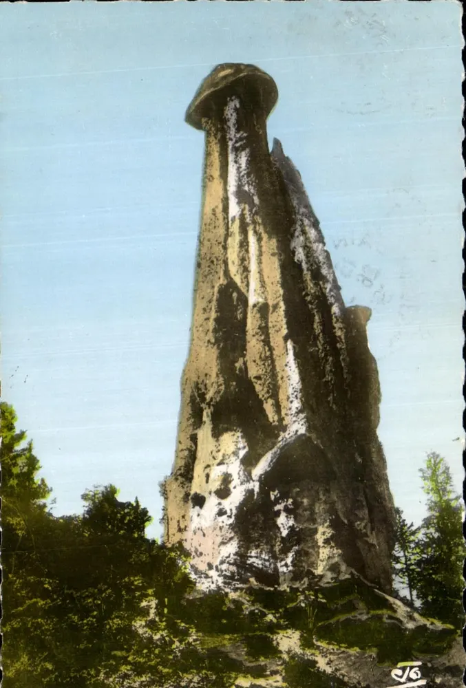Die Alpen - Le Queyras - Tal von Molines — Eine Dame mit Frisur. — ABEIL, Verleger GAP, Paris, Nr. 363 - Vorderseite