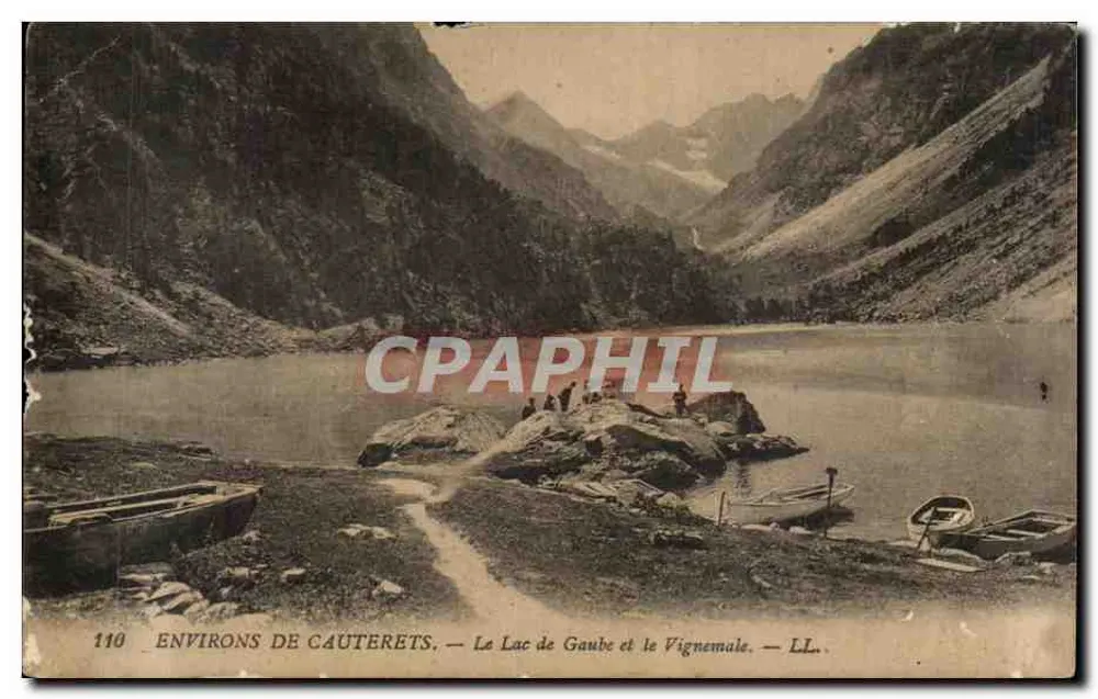 Umgebung von Cauterets — See Gaube und der Vignemale — LL. — Nr. 110 - Vorderseite
