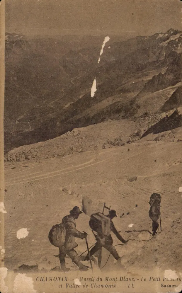 Chamonix — Massif du Mont Blanc, Le Petit Praz — Verlag SELECT, n° 11 - Vorderseite