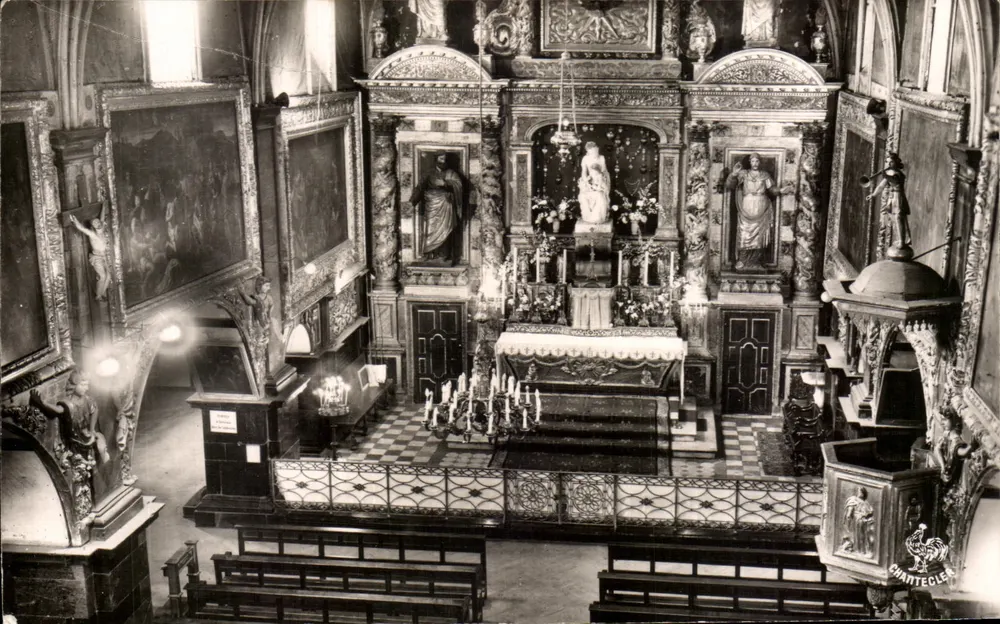 Interior da igreja — Bétharram (B.-P.) — Editor Chantecleer, n° 226 - Frente