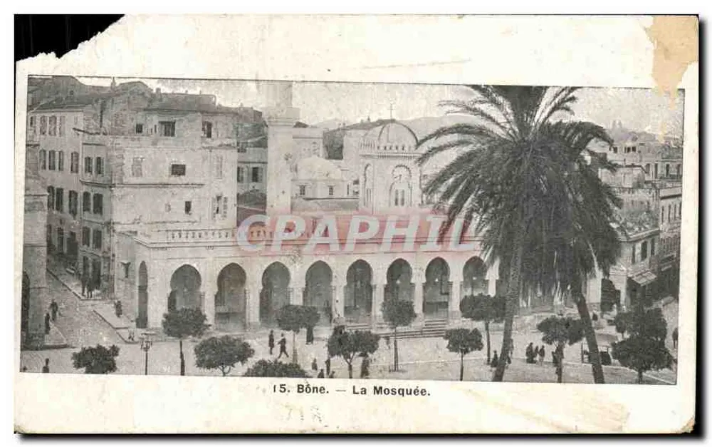 Bône — La Mosquée — éditeur Bône, n°15 - Frente
