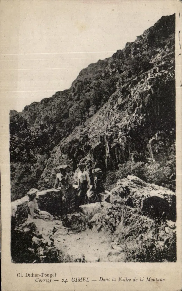 Gimel — In der Schlucht der Montane — Cl. Didier-Pouget, n°24 - Vorderseite