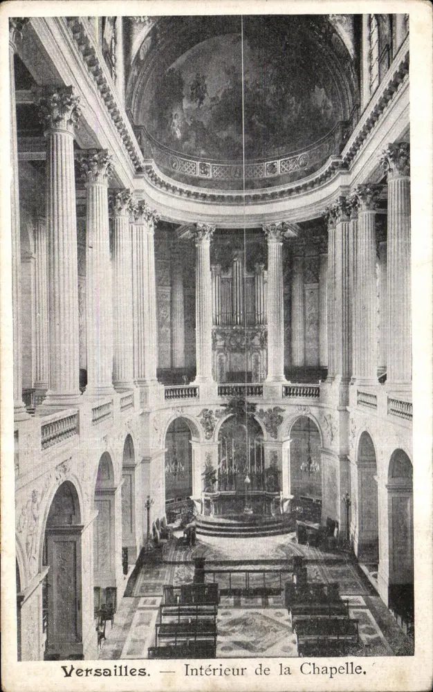 Versailles — Interior da Capela — Moreau, editora Versailles - Frente