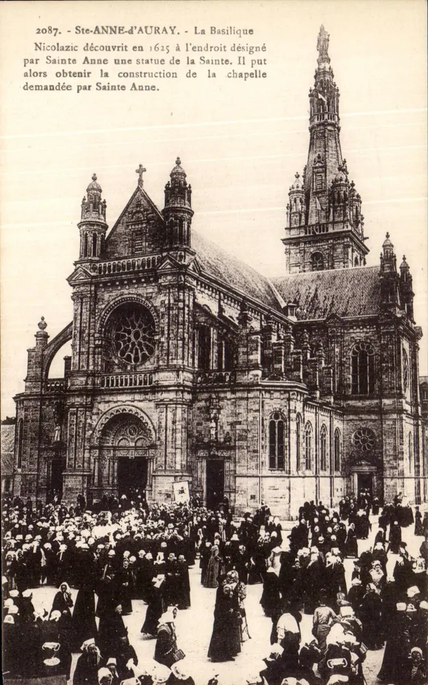 Ste-Anne-d'Auray — Die Basilika — Verlag Laurent-les-Baines, Nr. 2087 - Vorderseite