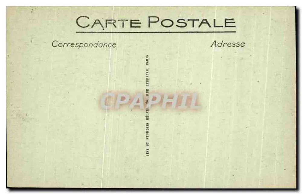 Langeais — El Castillo — Una Puerta — Editor: Levé et Neurutot, París - Reverso
