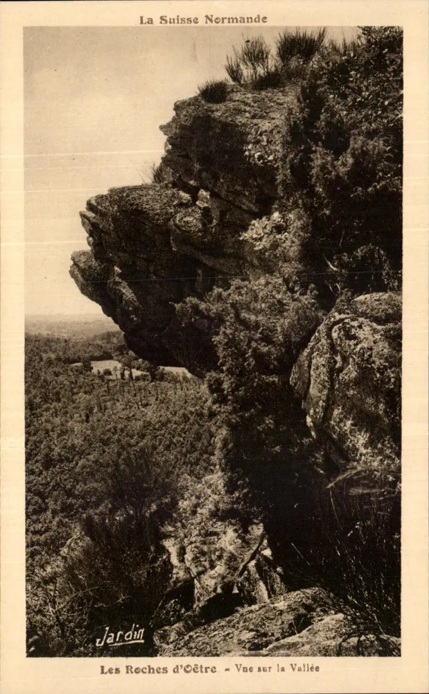 Les Roches d'Oëtre — Aussicht auf die Schlucht — Jardin - Vorderseite
