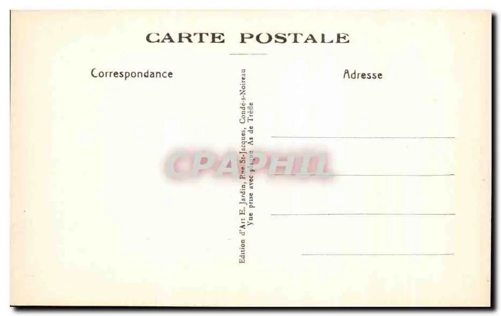 La Roche d'Oëtre — La Rouvre à pleins bords — Garten, Nr. 10 - Rückseite