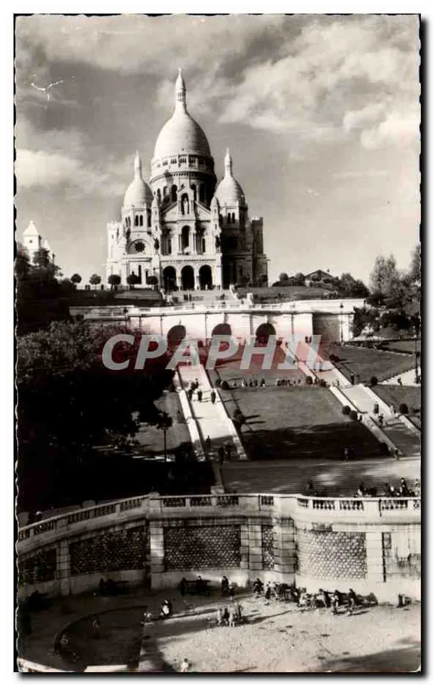 Paris - Der Sacré-Cœur und der Square Saint-Pierre — Éditions du Globe - Vorderseite
