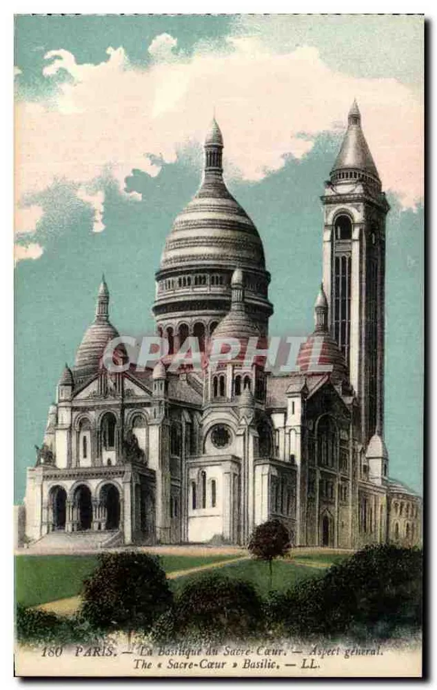 Paris — Basilika des Heiligen Herzens — Allgemeiner Blick — LL. — 180 - Vorderseite