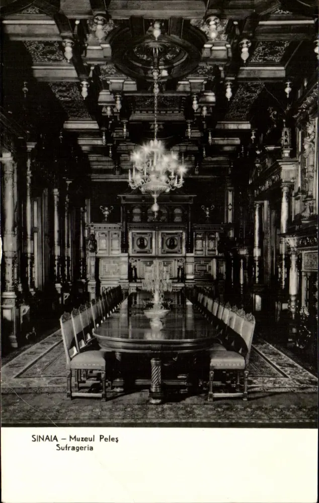 Sinaia — Museum Péléș — Sufraageria - Vorderseite