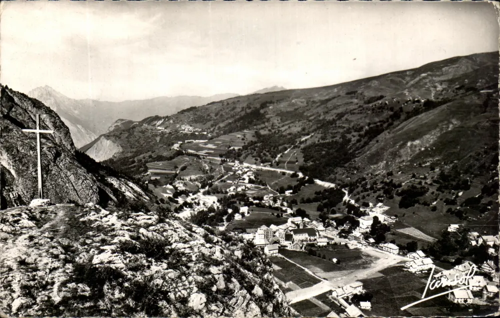 Valloire-Galibier (Savoie) — Allgemeiner Blick vom Rocher Saint-Pierre — Éditions Photographiques JANS, Chambéry - Vorderseite