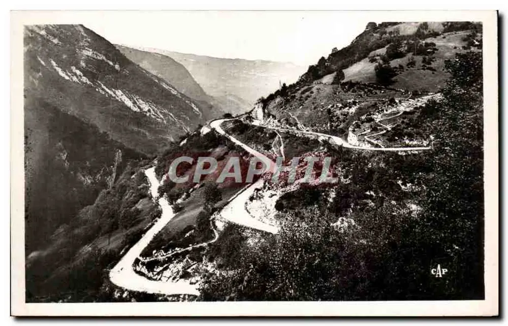 Route von St-Claude nach Genf — Die Septmoncel-Kurven — C.A.P. Paris - Vorderseite