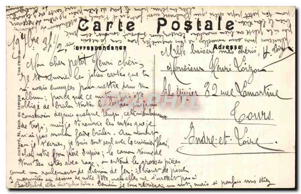 Ein Schützengrab nahe ARRAS — Der Große Krieg 1914-15 — A. R. n°30 - Rückseite