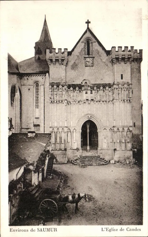 A Igreja de Candes — Arredores de Saumur — Edição Liniâtre - Frente
