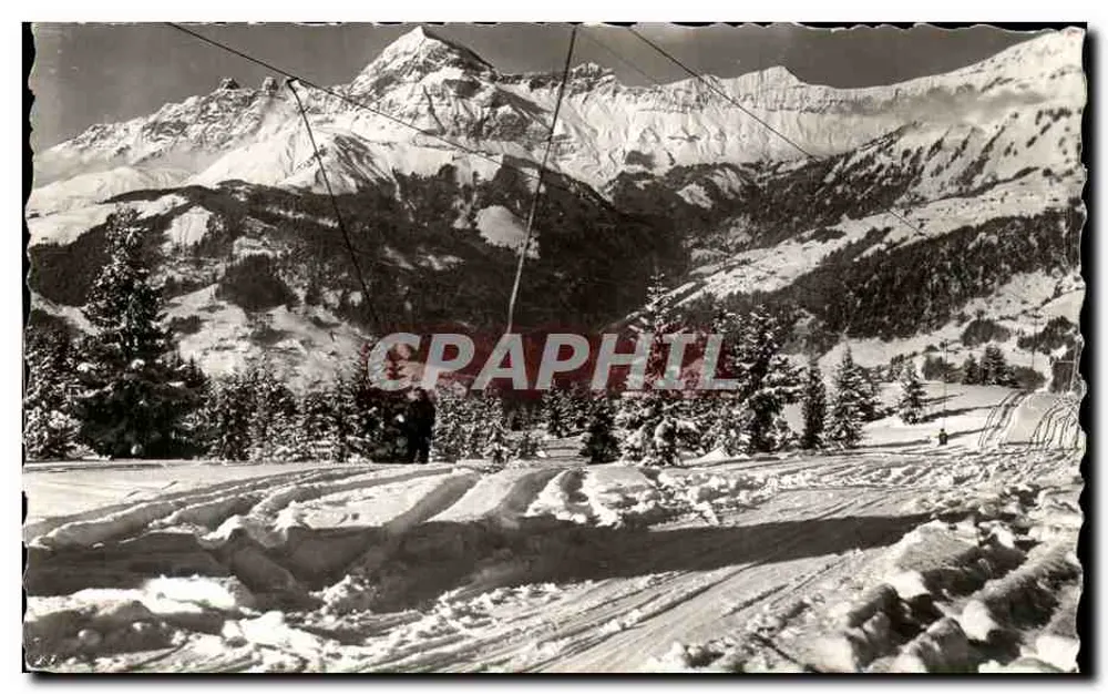 St-Voland (Savoie) — Ankunft des Schneeschuflifts des Mont-Lachat — Verlag: Editions M. HET, Chambéry - Vorderseite