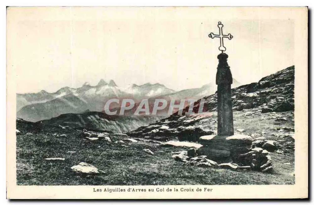 Die Arves-Nadeln am Col de la Croix de Fer — Cliché Odonx, Grenoble - Vorderseite