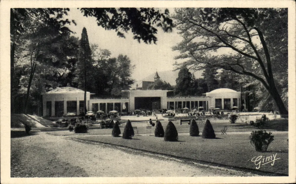 Park von Aix-les-Bains — Ansicht des Parks und Terrassen — GIMY - Vorderseite