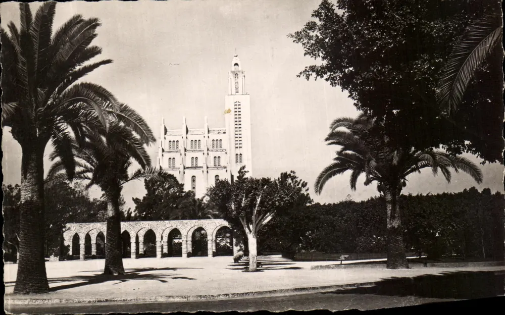 Kirche des Heiligen Herzens — Casablanca — Ausgabe « La Cigogne » - Vorderseite
