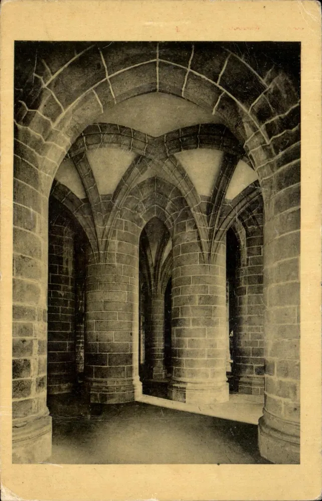 Krypta der Abtei Mont-Saint-Michel — Édition des Monuments Historiques — n°34 - Vorderseite