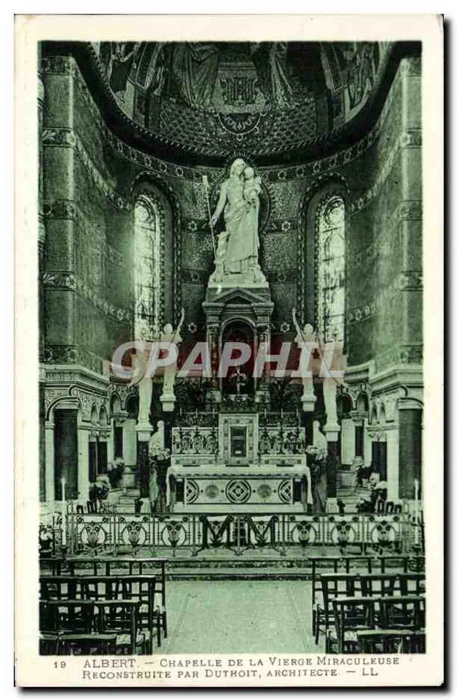 Albert — Kapel van de Heilige Maagd Mirakelachtig — Heropgezet door Duthoit, Architect — LL - Voorkant