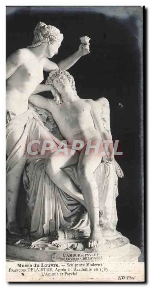 Liebe und Psyche — Moderne Skulptur — Louvre-Museum — François Delaistre - Vorderseite