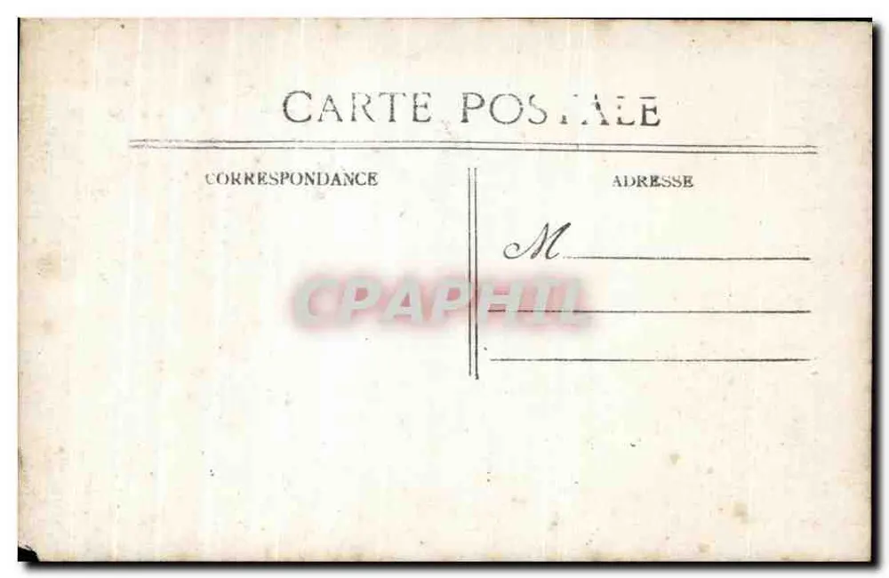 Estátua de Le Pardon — E. Dubois — H.C.W. Paris - Verso