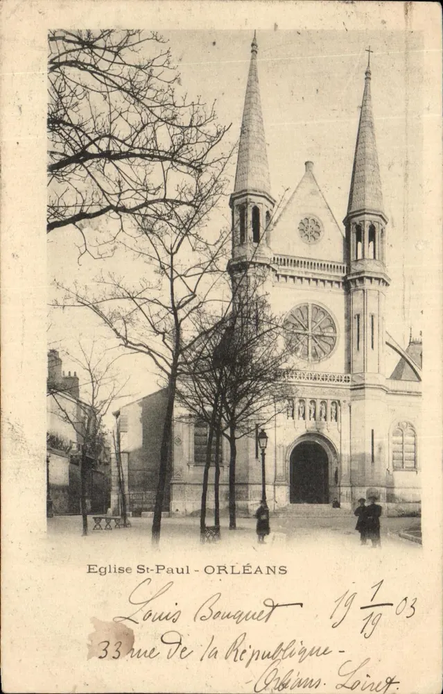 Igreja de São Paulo — Orléans — Louis Bouquet - Frente