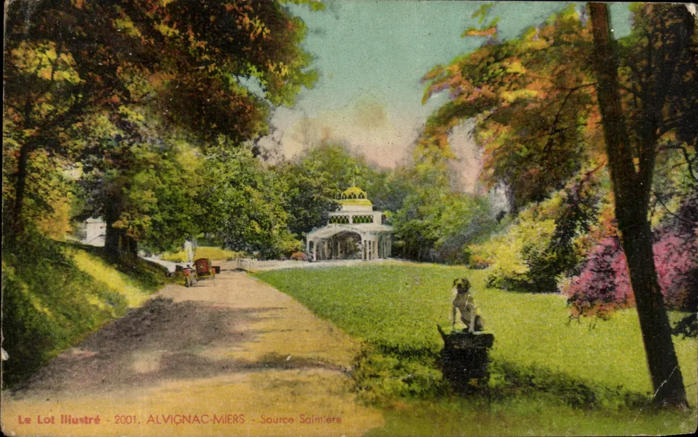 Alvignac-Miers — Source Salmière — éditeur Le Lot Illustré, n° 2001 - Awers