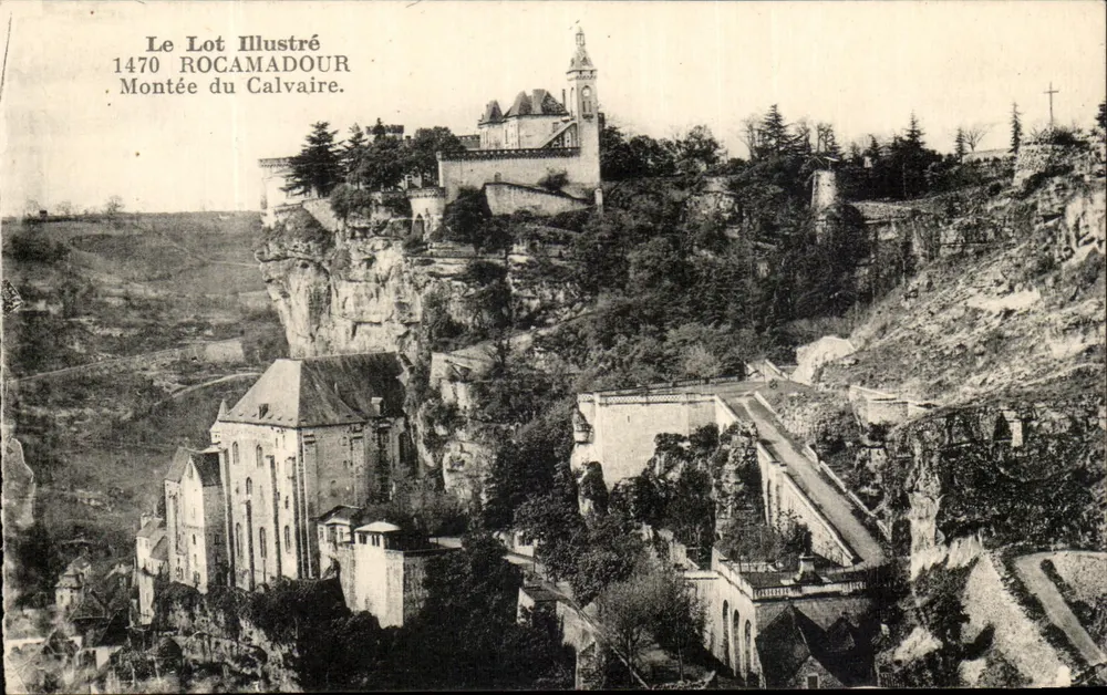Rocamadour — Montée du Calvaire — Le Lot Illustré, n° 1470 - Recto