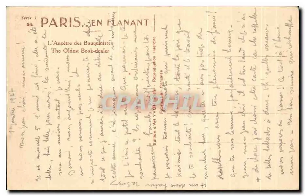 Notre-Dame de Paris — Die Anker der Buchhändler — Kunstausgabe YVO 7 - Rückseite