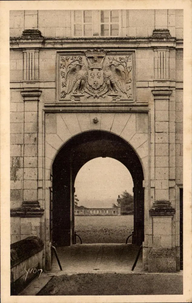 Castelo de Valençay — A Entrada — Edição de Arte YVON - Frente