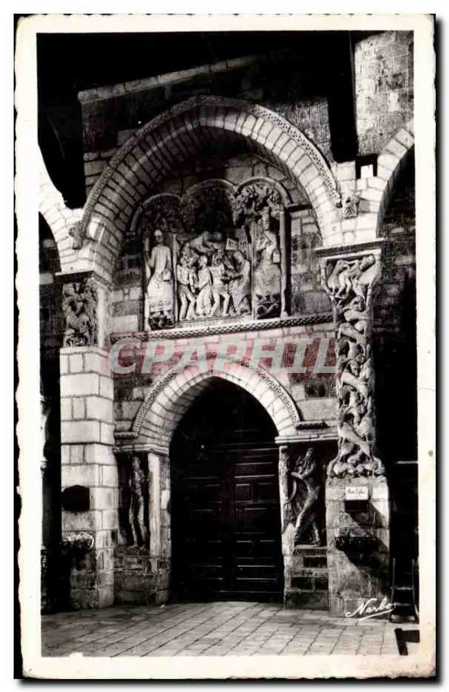 Souillac (Lot) — Abteikirche im roman-byzantinischen Stil (12. Jahrhundert) — Der Portal — Verlag NARBO - Vorderseite