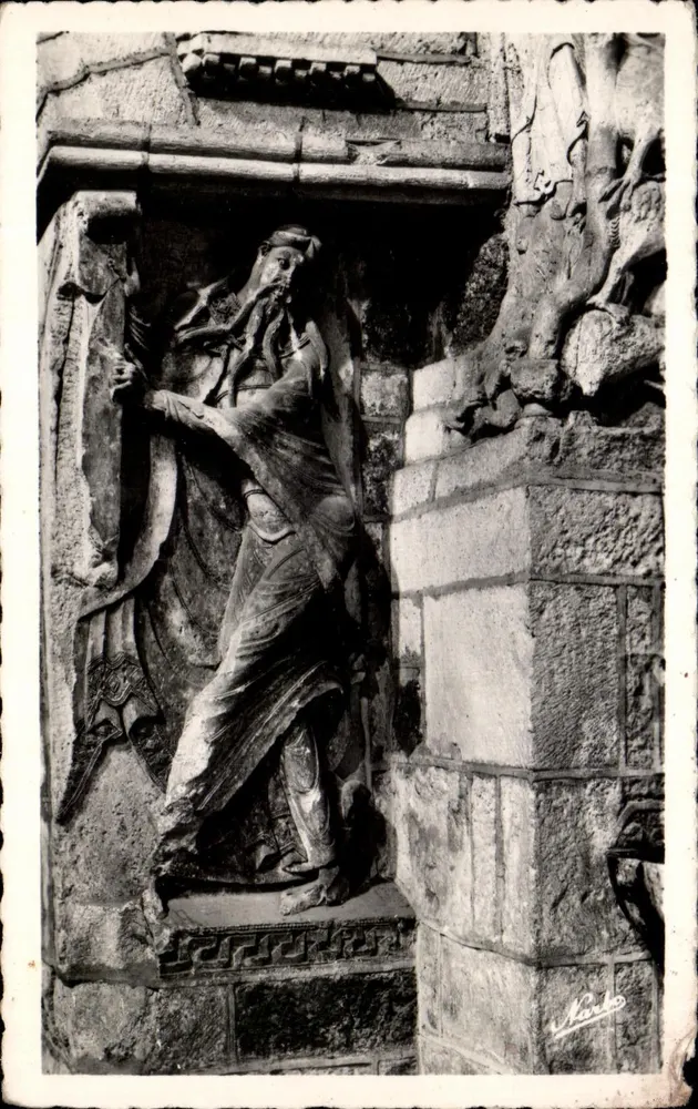 Souillac (Lot) — Abteikirche im roman-byzantinischen Stil (12. Jahrhundert) — Der Prophet Jesaja — Verlag NARBO, Nr. 8 - Vorderseite