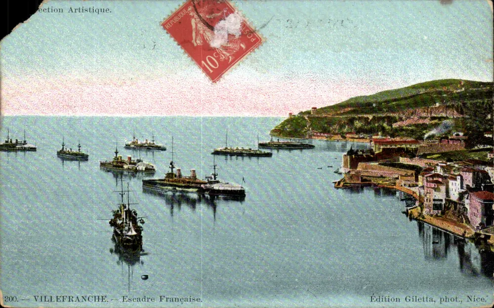 Villefranche — Französische Flotte — Edition Gilelta, phot., Nice, n° 200 - Vorderseite