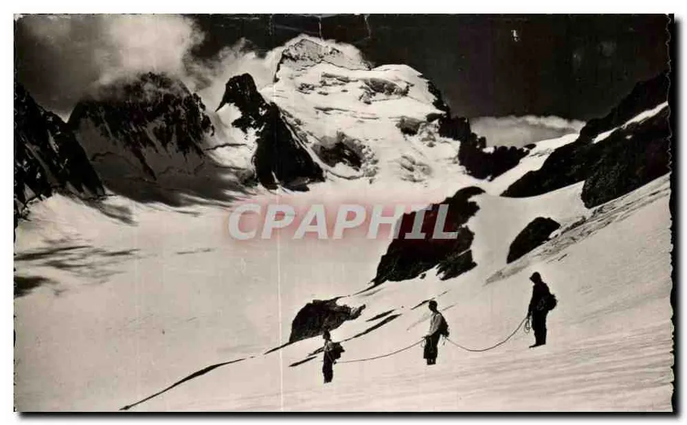 Les Ecrins (4.100 m.) et le Glacier Blanc — Éditeurs F. Francou, Briançon - Anverso