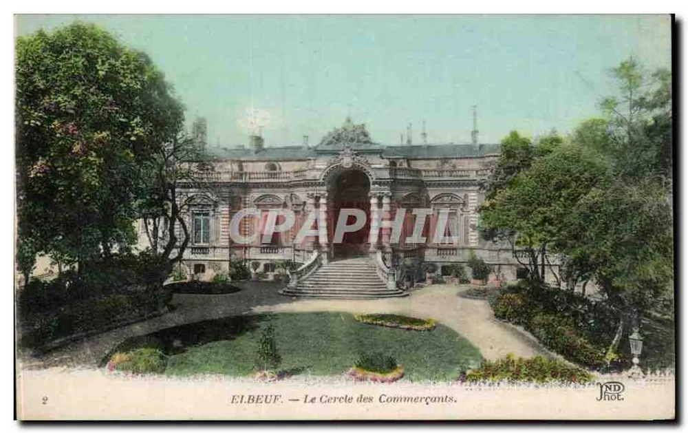 Elbeuf — O Círculo dos Comerciantes — JND Fot. - Frente