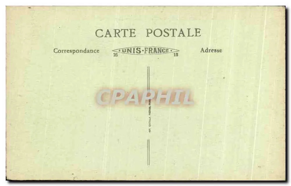 Gisors (Eure) - Der Bergfried und der Garten, Nordseite — J. Bourgeix, Buchhändler-Verlag, Straße Crappeville, Gisors - Rückseite