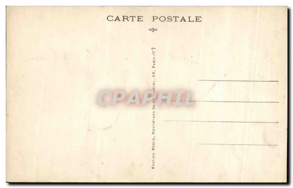 Paris — Museum für Naturgeschichte — Macaque und Magot — n°264 - Rückseite
