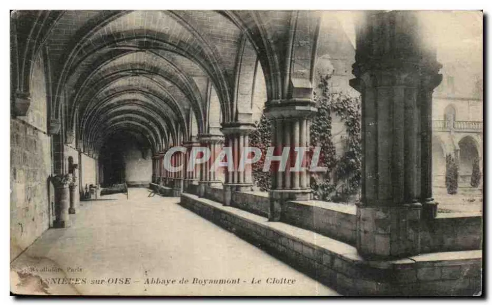 ANNIÈRES-sur-OISE – Abadia de Royaumont – O Claustro - Frente