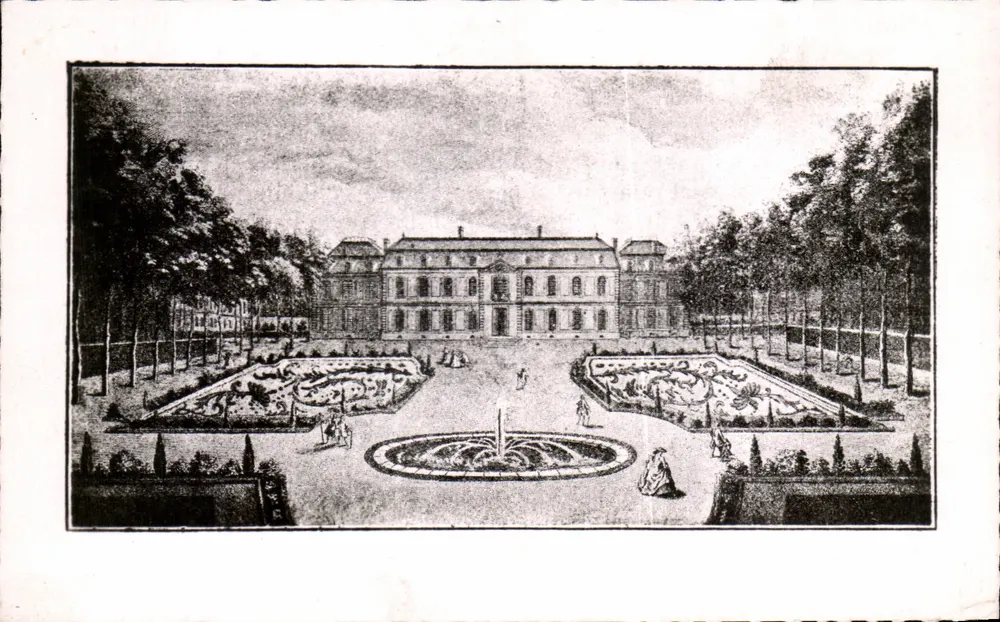 Schloss La Chevrette — Kupferstich aus dem 18. Jahrhundert — Deuil (S.-et-O.) - Vorderseite